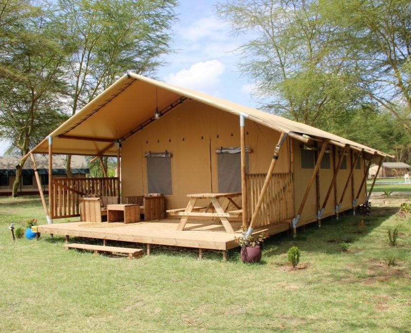 Una espaciosa tienda en el Africa Safari Lake Manyara Lodge